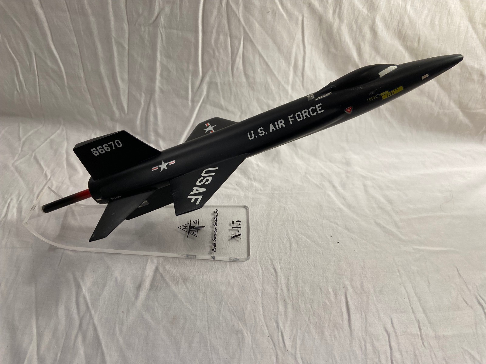 Topping Models North American X-15 Desk Model 66670 USAF Contractor Piece