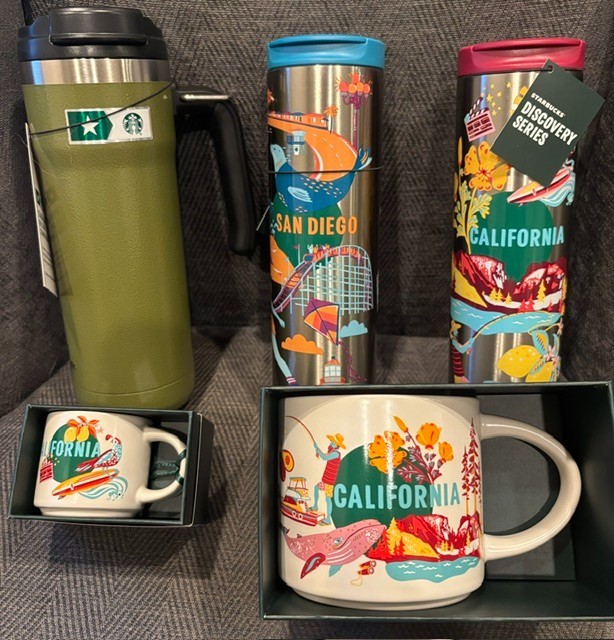 Starbucks Coffee California / San Diego / Military Tumbler & Mug Super Bundle