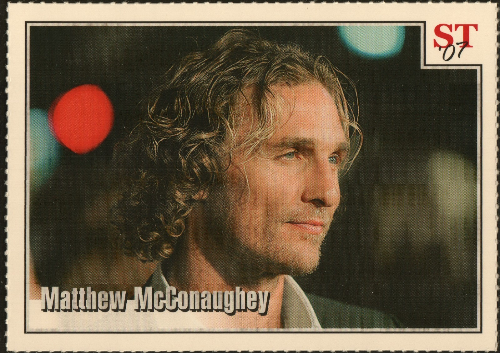 2007 Spotlight Tribute 1st Annual Collector\'s Edition - #62 Matthew McConaughey