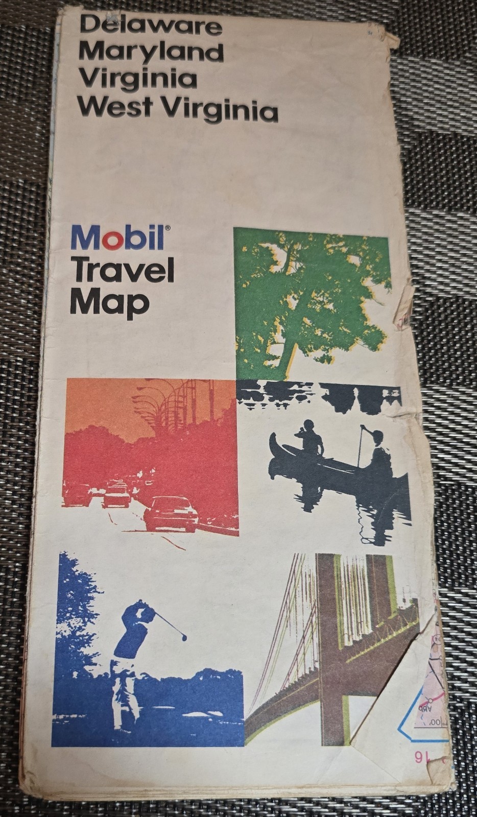 1970\'s Rand McNalley & Co. Map of Delaware, Maryland, Virginia, & West Virginia 1970\'s Rand McNalley & Co. Map of Delaware, Maryland, Virginia, & West Virginia