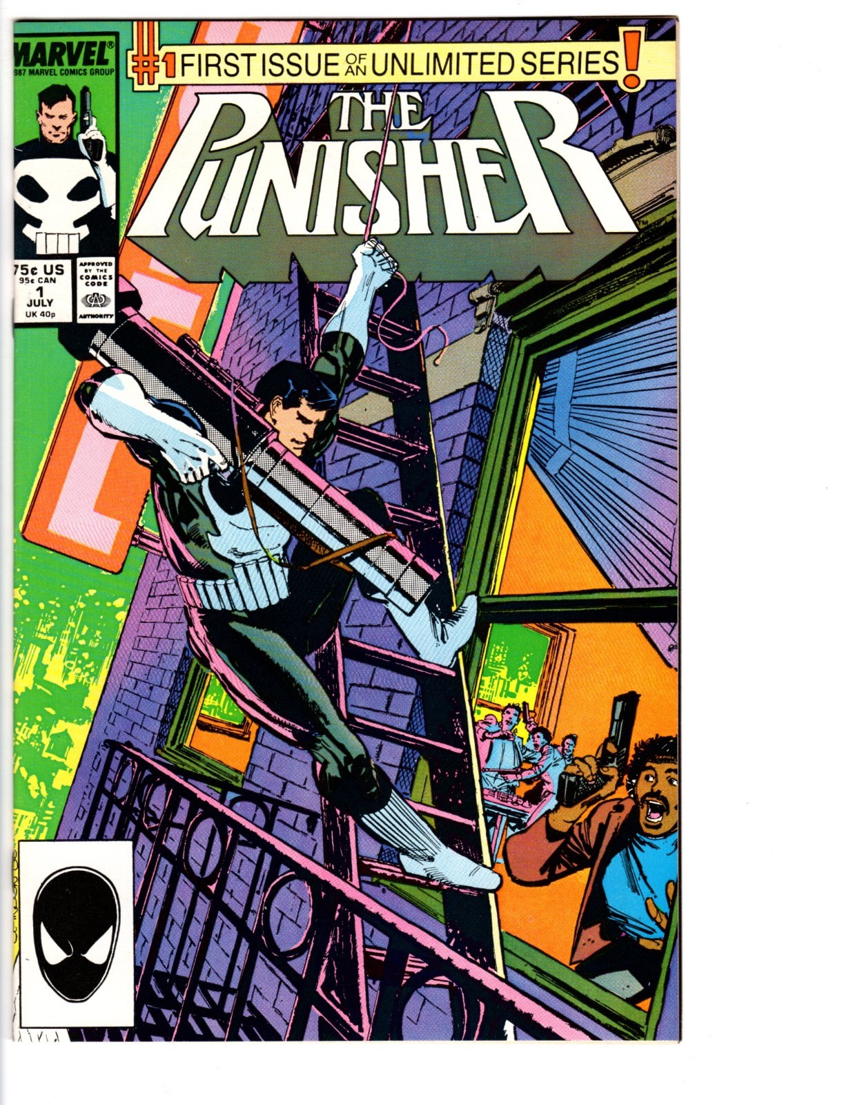 THE PUNISHER #1 - 1987 MARVEL - NEAR MINT  9.2 condition - FLAT & TIGHT