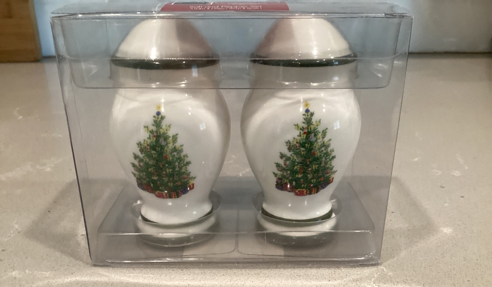 Salt and Pepper Set Christopher Radko Holiday Celebrations 4” Tall NEW Christmas