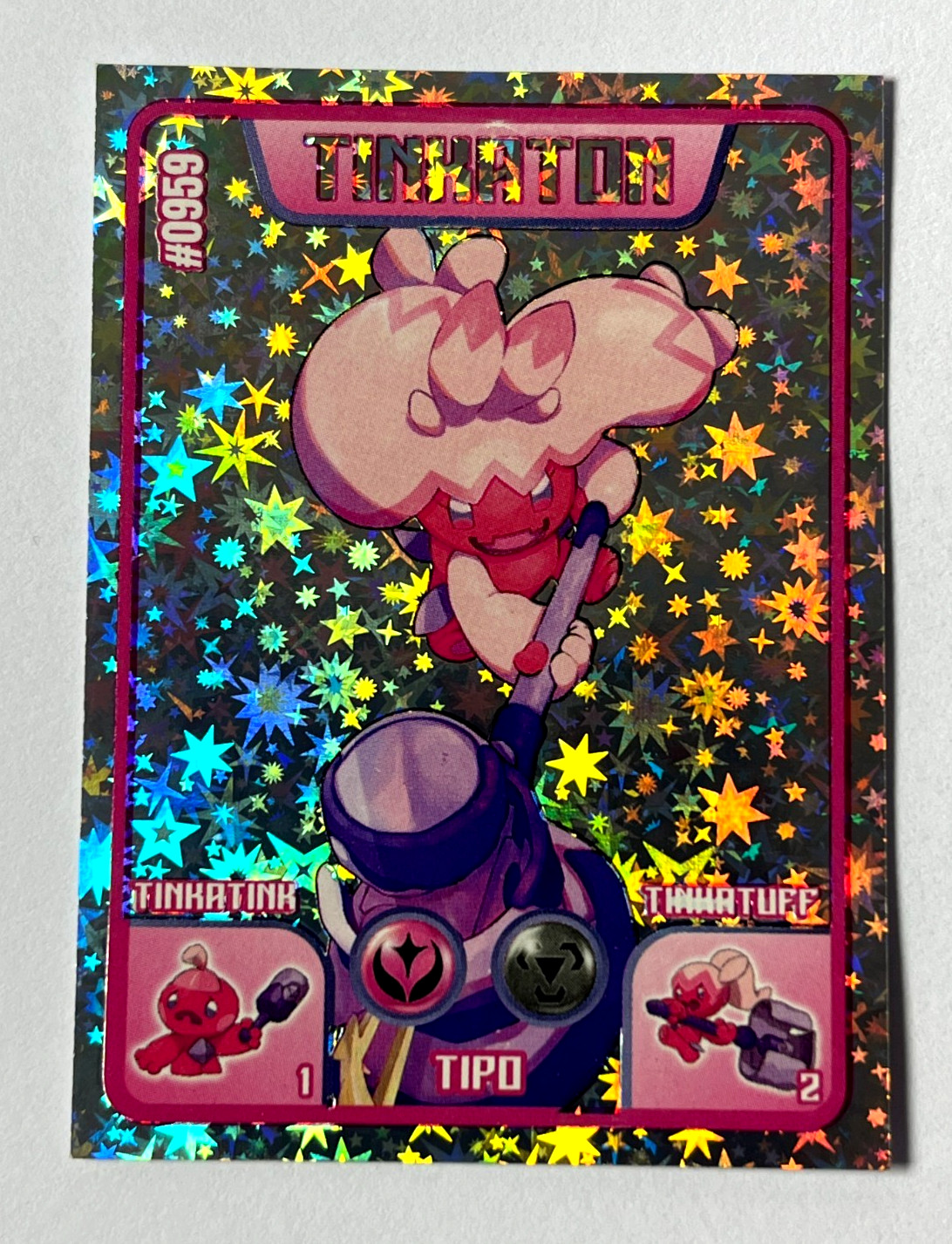 2025 POKEMON EVOLUTIONS 3R Sticker #247 TINKATON - TINKATINK - TINKATUFF