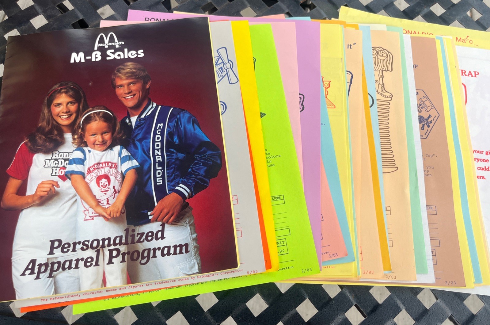 RARE 1970’s/80’s McDonald\'s For Franchise Operators M-B Sales Advertisements