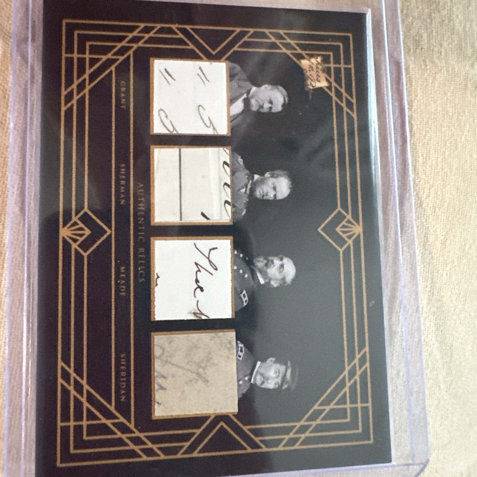 2026 Pieces Of The Past Union Generals Hand Written Grant Sherman Meade Sheridan