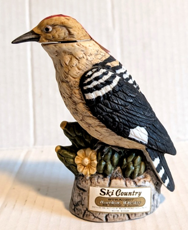 Vtg Ski Country Bourbon Whiskey Gila Woodpecker Limited Edition Mini Decanter 5 Vtg Ski Country Bourbon Whiskey Gila Woodpecker Limited Edition Mini Decanter 5