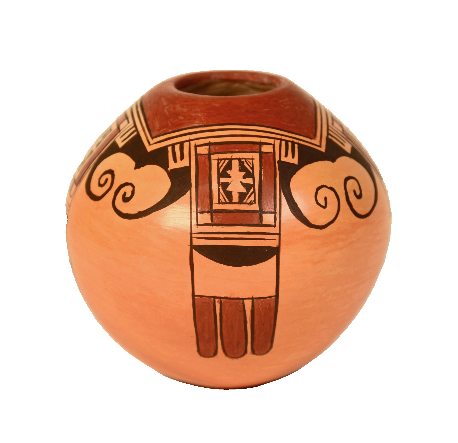 Hopi Pottery Seed Jar By Vernida Polacca ca. 2000  3.25\