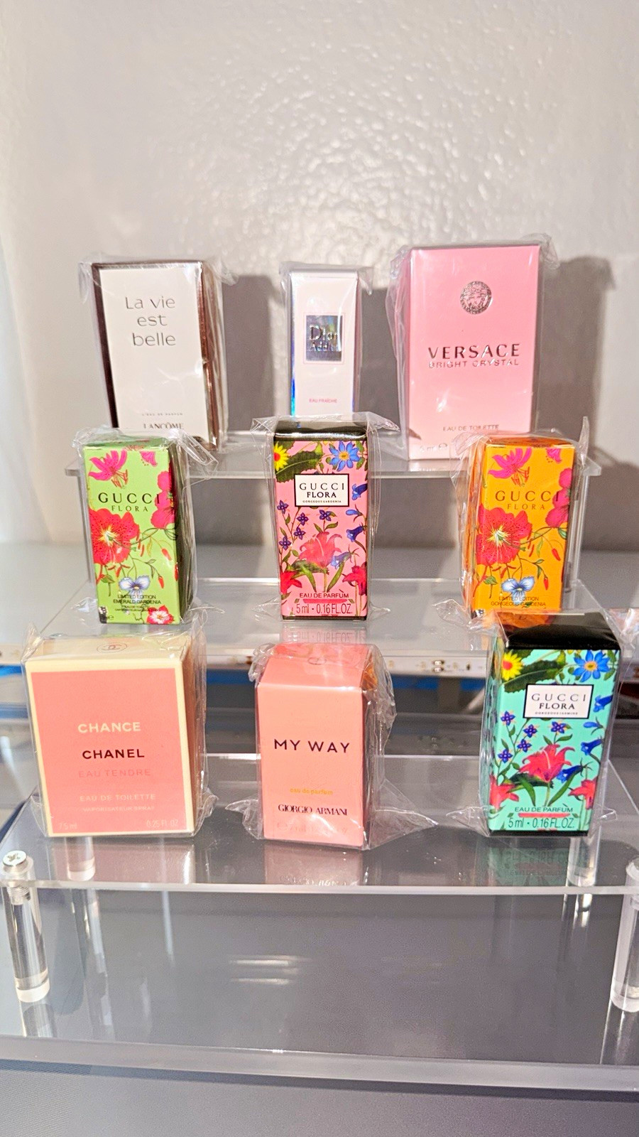 Lot of 9 Luxury Designer Perfume Miniatures — Brand New & Sealed (Gucci, Chanel, Lot of 9 Luxury Designer Perfume Miniatures — Brand New & Sealed (Gucci, Chanel,