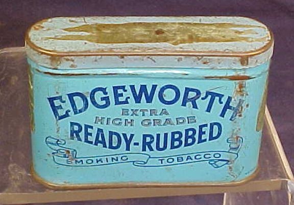 Vintage Edgeworth Ready Rub Smoking Tobacco Vertical Pocket Tin SAMPLE
