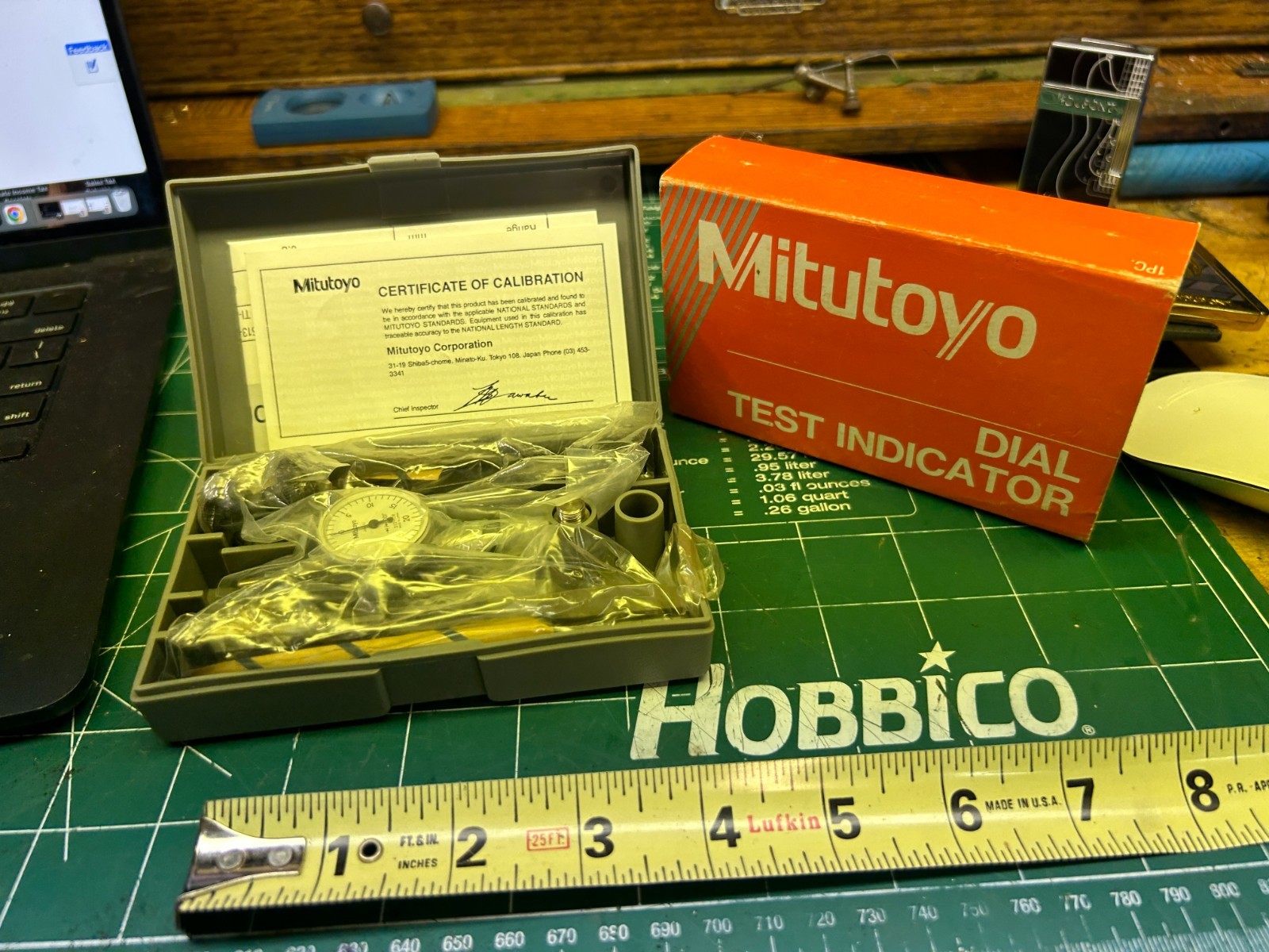 MACHINIST HmGdcB TOOL LATHE MILL Mitutoyo 513 128 Dial Indicator Gage Unused MACHINIST HmGdcB TOOL LATHE MILL Mitutoyo 513 128 Dial Indicator Gage Unused