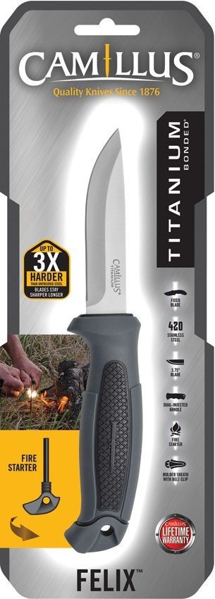 Camillus Felix Fixed Knife 3¾\