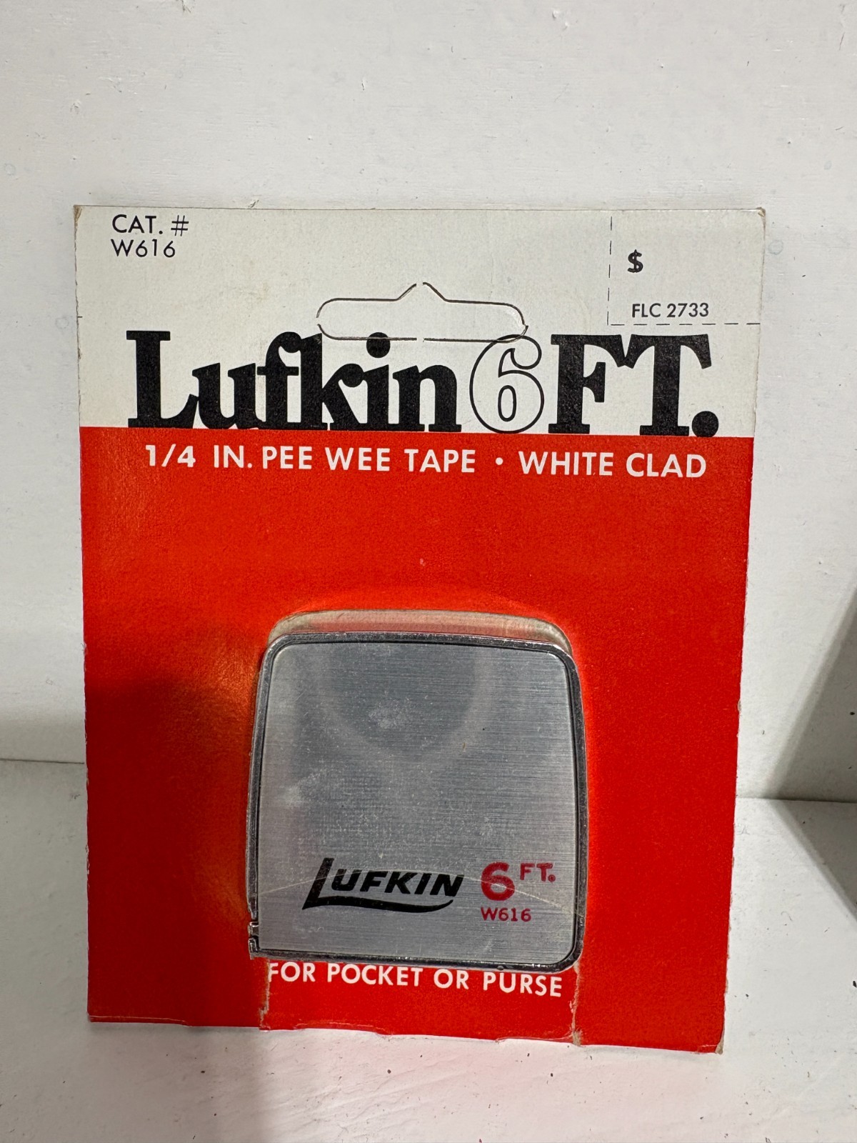 NOS Luflin 6 ft Measure Tape W616 Vintage NOS Luflin 6 ft Measure Tape W616 Vintage
