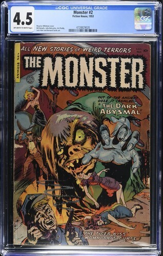 The Monster #2 - CGC 4.5 -  (Fiction House 1953) Maurice Whitman Cover
