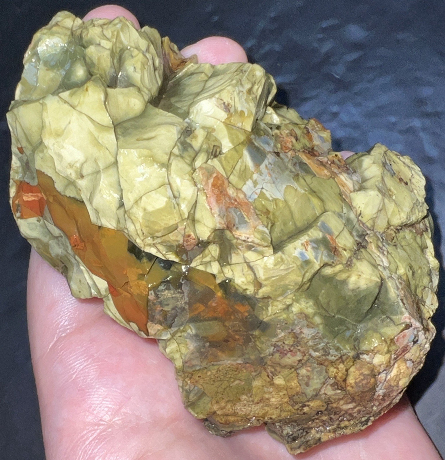9.6 oz Oregon Brecciated Jasper Rough - Malheur County 
