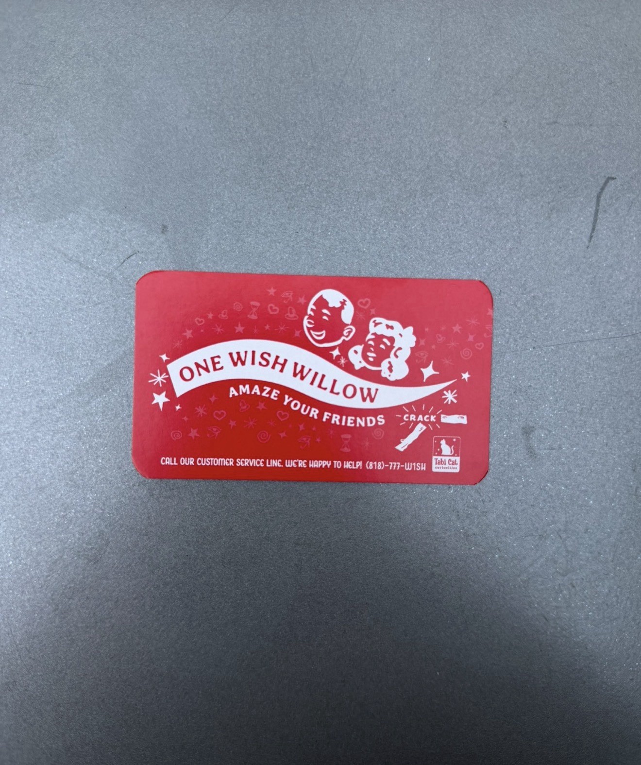 OBSESSION HALLOWEEN HORROR NIGHTS LE CARD. NIKKI HANDS THEM OUT WITH SECRET WORD