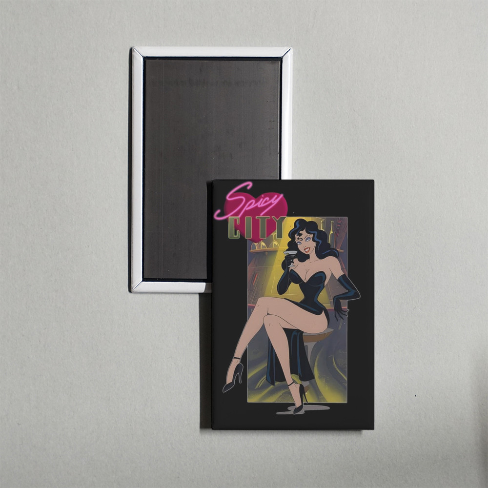 Spicy City Mini TV Show Poster Fridge Locker Magnet