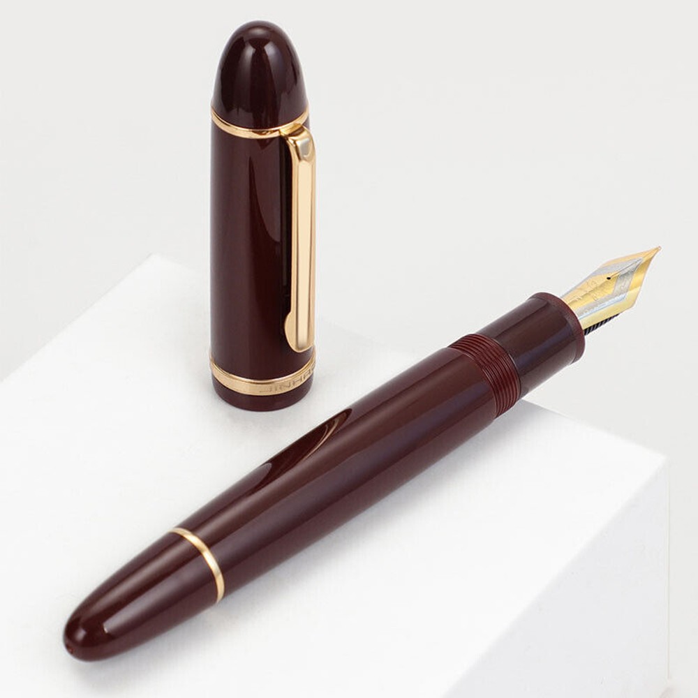 For JinHao X159 Acrylic Fountain Pen Fine 0.5mm 40mm Extended Iridium F Nib Gift