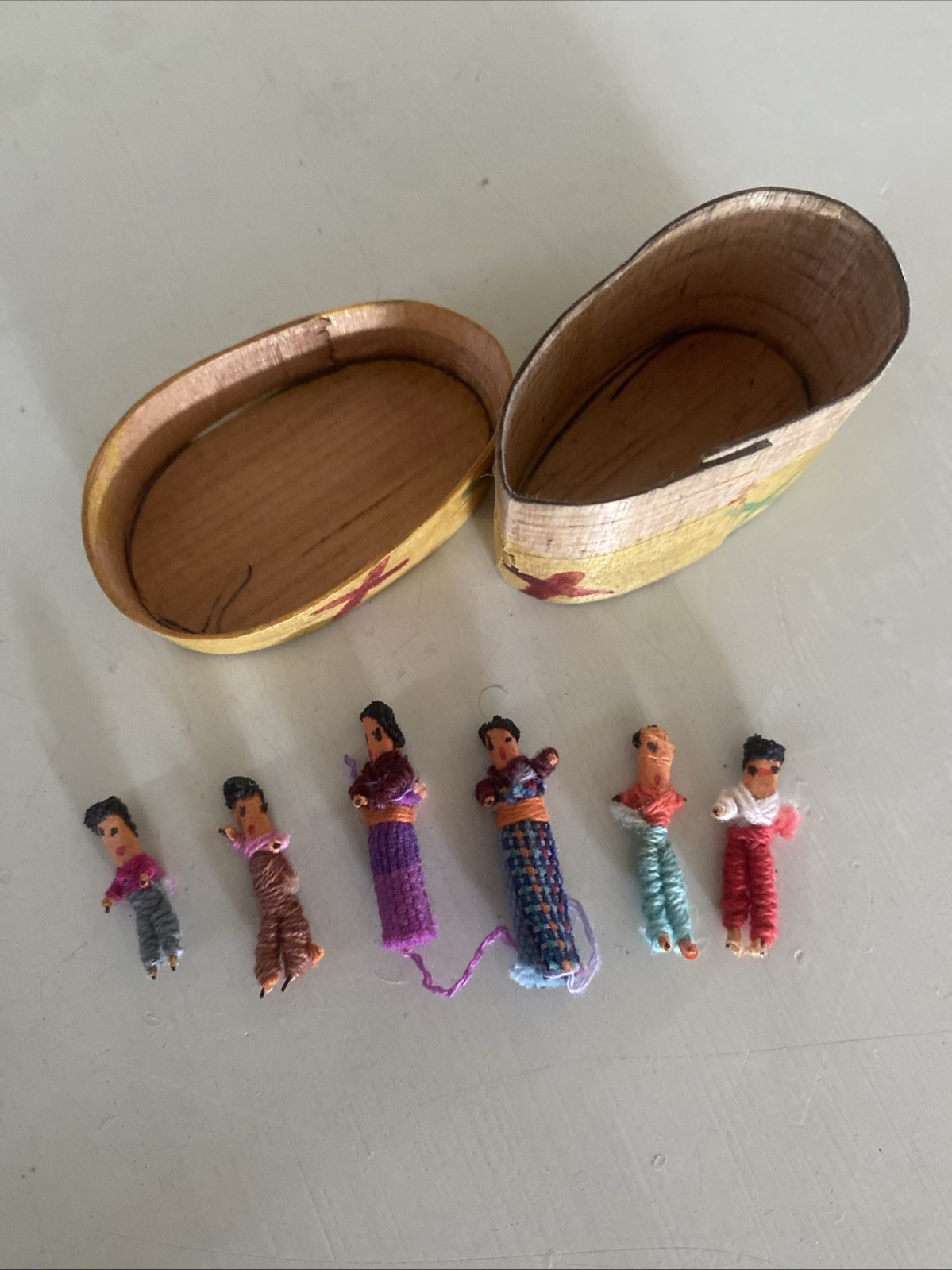 Tiny Vintage Antique Handmade Crafted Ethnic Collectible Dolls; Very Tiny