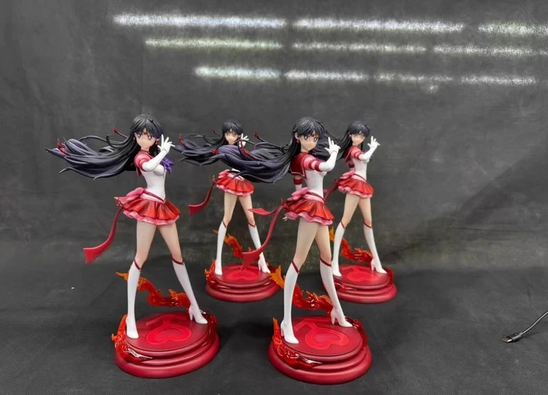 How Cute 1/6 Sailor Moon Hino Rei Sailor Mars Resin Statue Normal Ver.In Stock