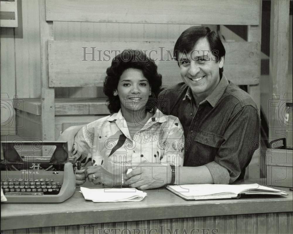 Press Photo Sonia Manzano, Emilio Delgado on \