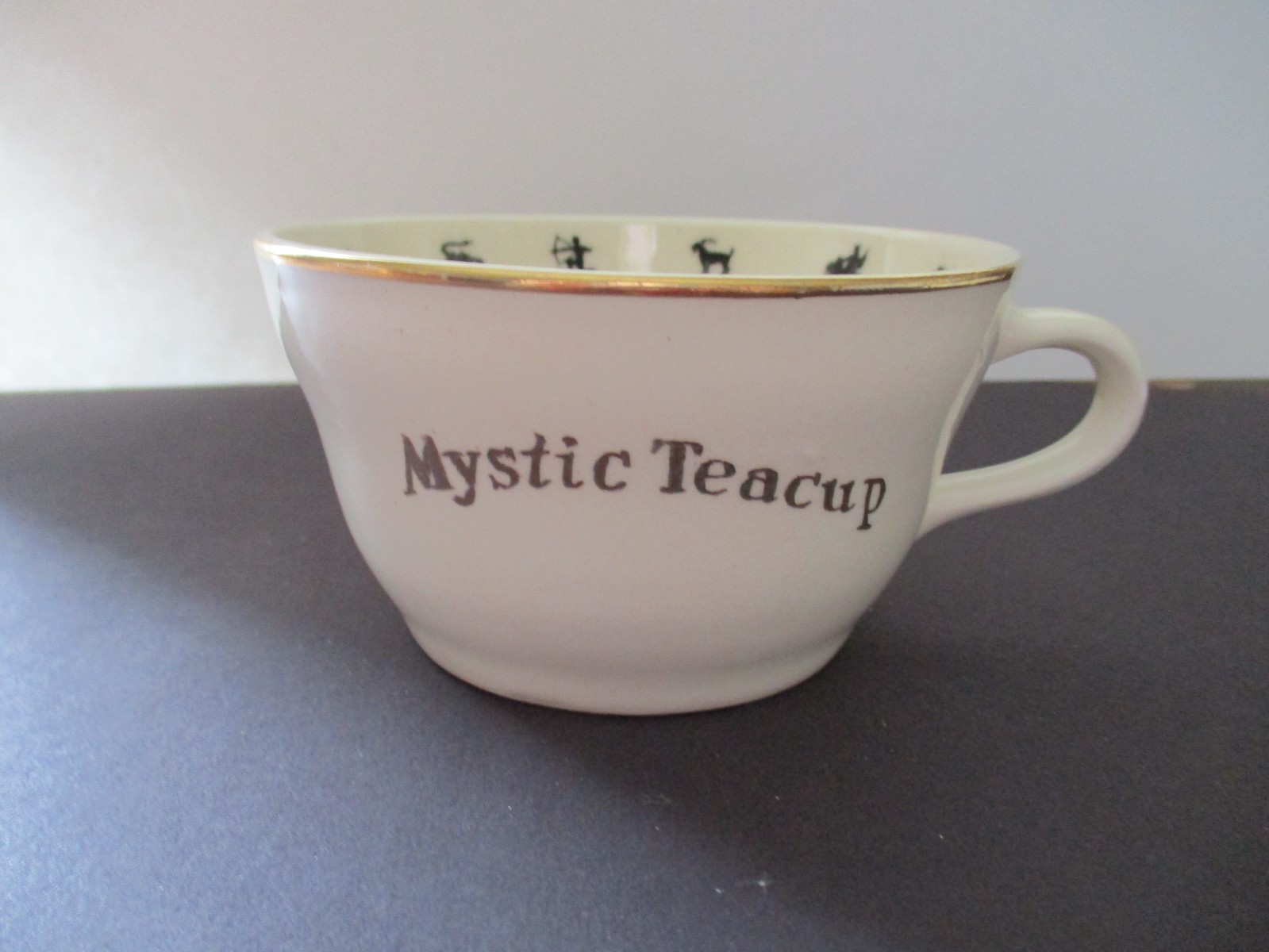 Vtg 1949 Mystic Teacup Canadian Fortune Telling Tea Leaf Reading Tasseography