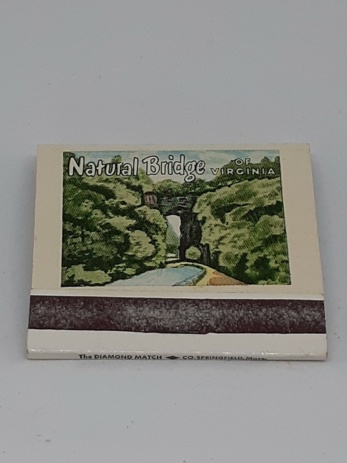  Vintage Matchbook  Natural Bridge Virginia Rockbridge Center Hotel Lodge Full