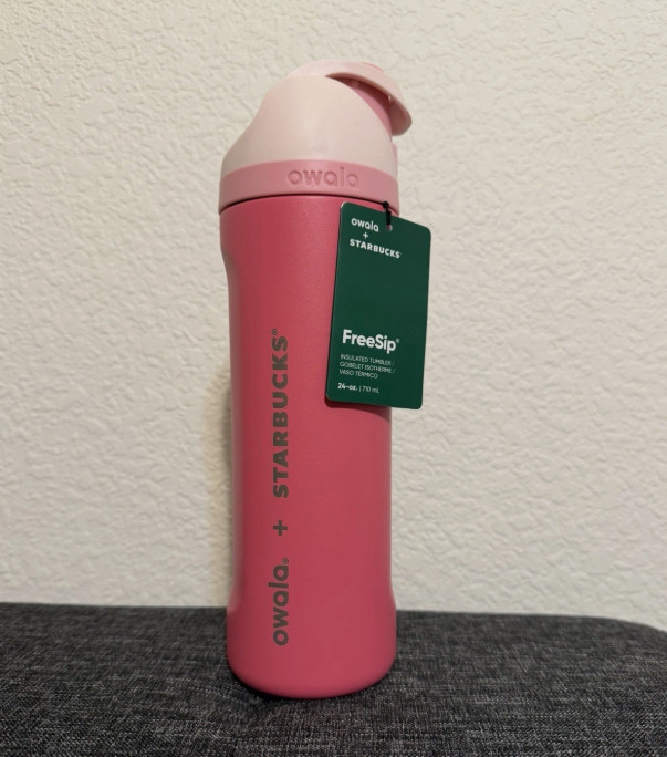 New Starbucks Pink Drink Bottle Collection 2026 Limited OWALA 24oz Tumbler Gift
