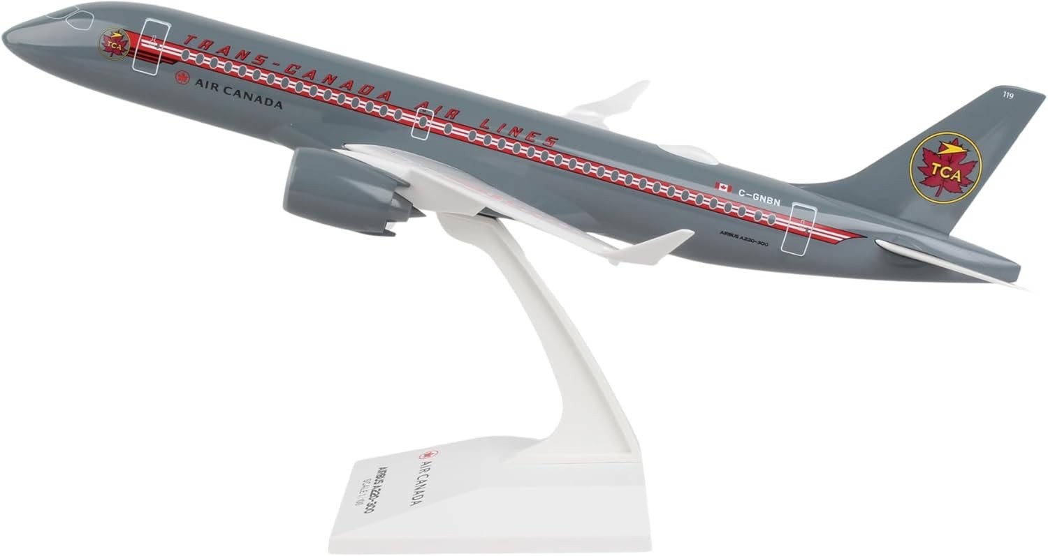 NEW SkyMarks Air Canada Retro TCA A220-300 Aircraft Model, 1/100 Scale - SKR1083
