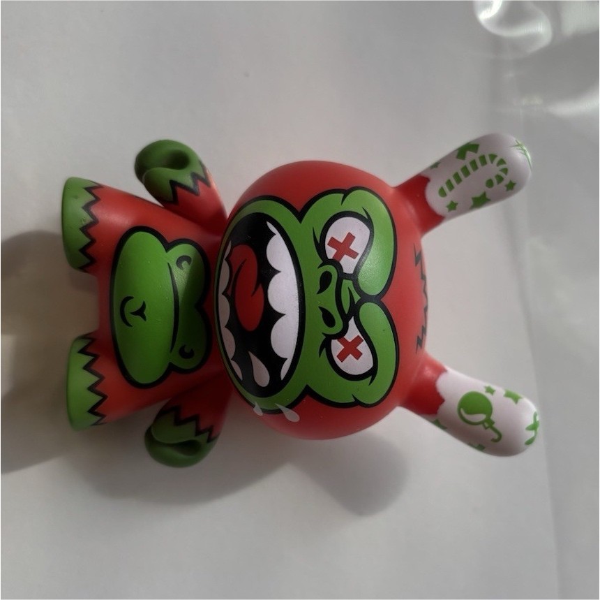 Kidrobot Dunny Red Green White Color Variant Vinyl Designer Figure