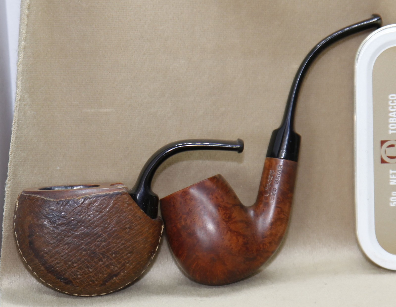 2 SAVINELLI (1970s-1980s) Italian Estate Pipes : Oscar AGED BRIAR + ROLEY