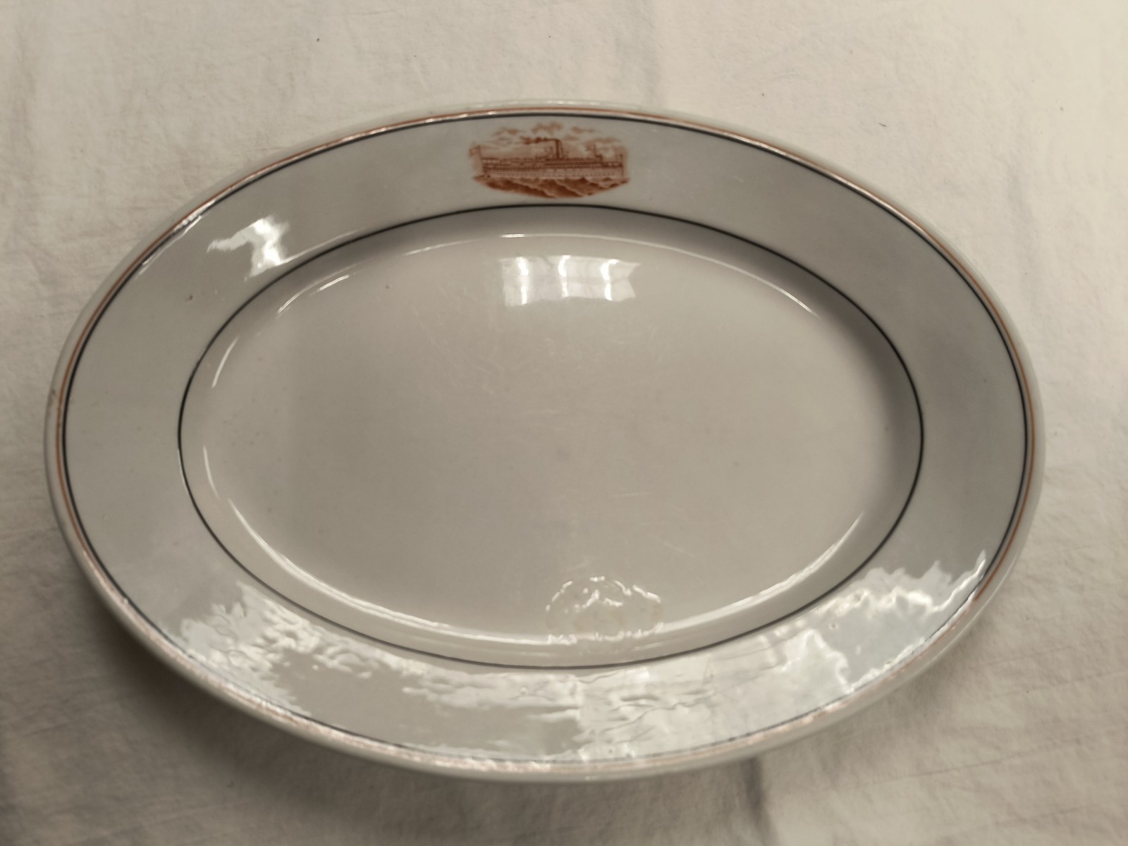 Washington and Norfolk Steamboat Company Platter
