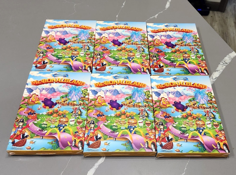 Complete set SEALED IN BOX 2025 McDonaldland McDonalds Happy Meal Character Tins