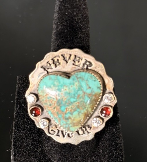 SWEET BIRD STUDIO Sterling Silver Carolyn's Ring Size 6 SWEET BIRD STUDIO Sterling Silver Carolyn's Ring Size 6