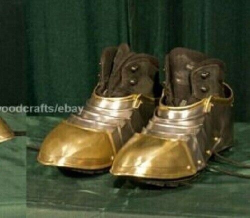 Medieval LOTR Elven Pair Of Sabaton Knight Shoes Armor