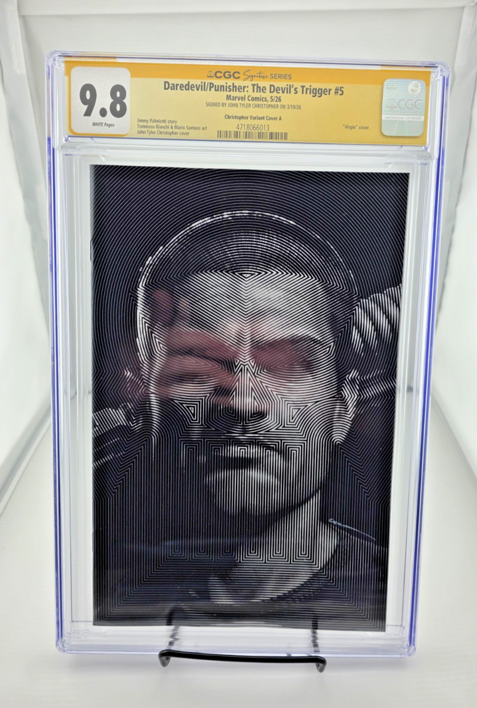 Daredevil/Punisher 5 John Tyler Christopher MegaCon Exclusive CGC 9.8 Signed JTC