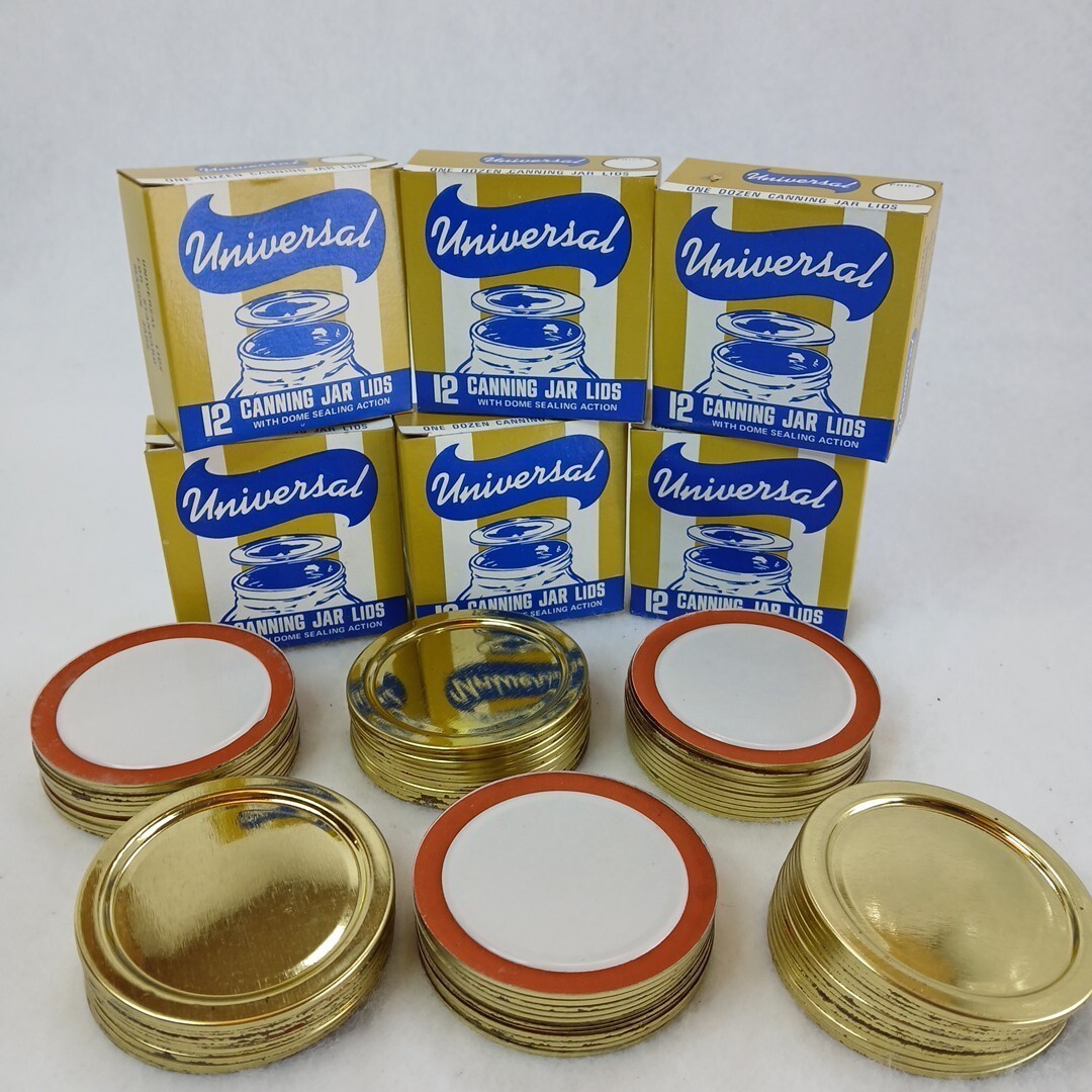 π₯« Vintage Universal Mason Canning Jar Lid Inserts β 72 Flat Seals Only π₯« Vintage Universal Mason Canning Jar Lid Inserts β 72 Flat Seals Only