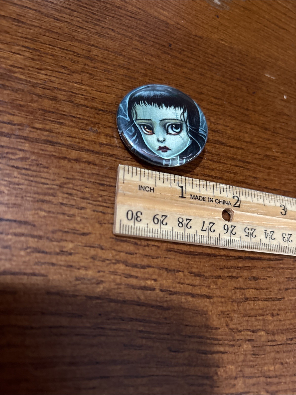 Mab Graves Pop Surrealism Ethereal Girl Button Pin Medieval Fairy Tale