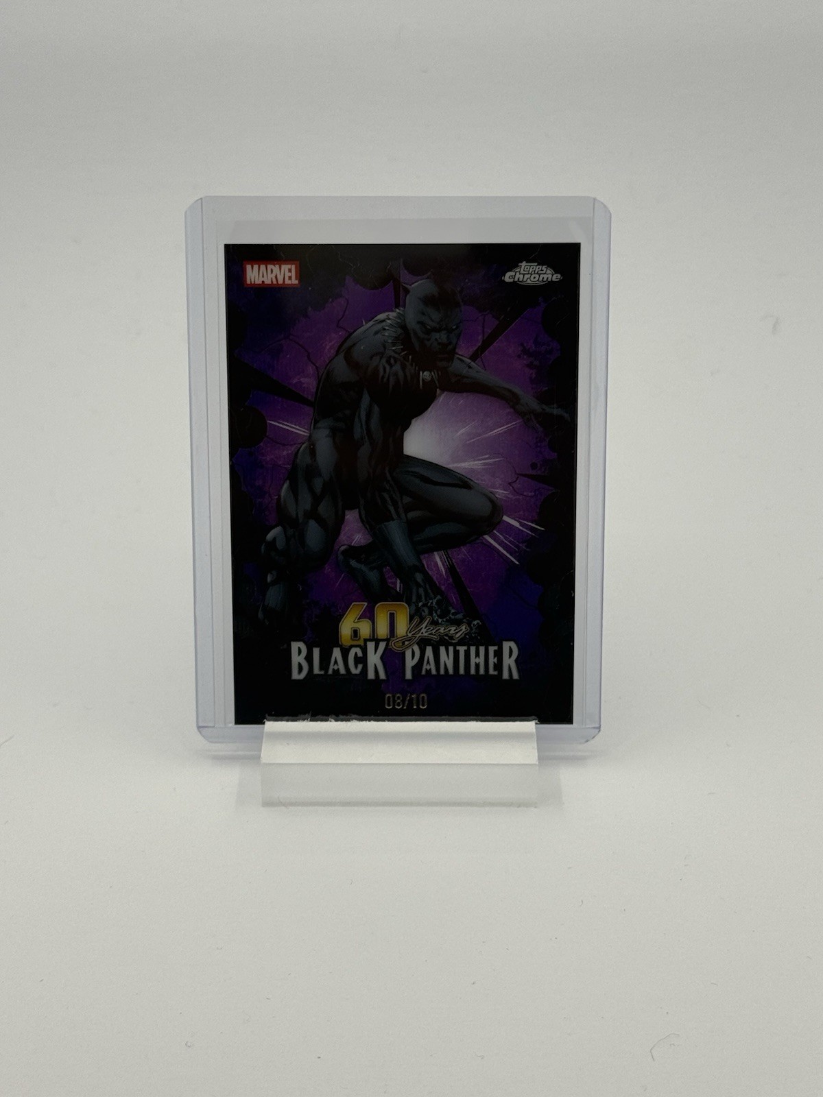 2026 Topps Chrome Marvel Black Panther 60 Years #BP-05 Black Wave /10 COLORMATCH