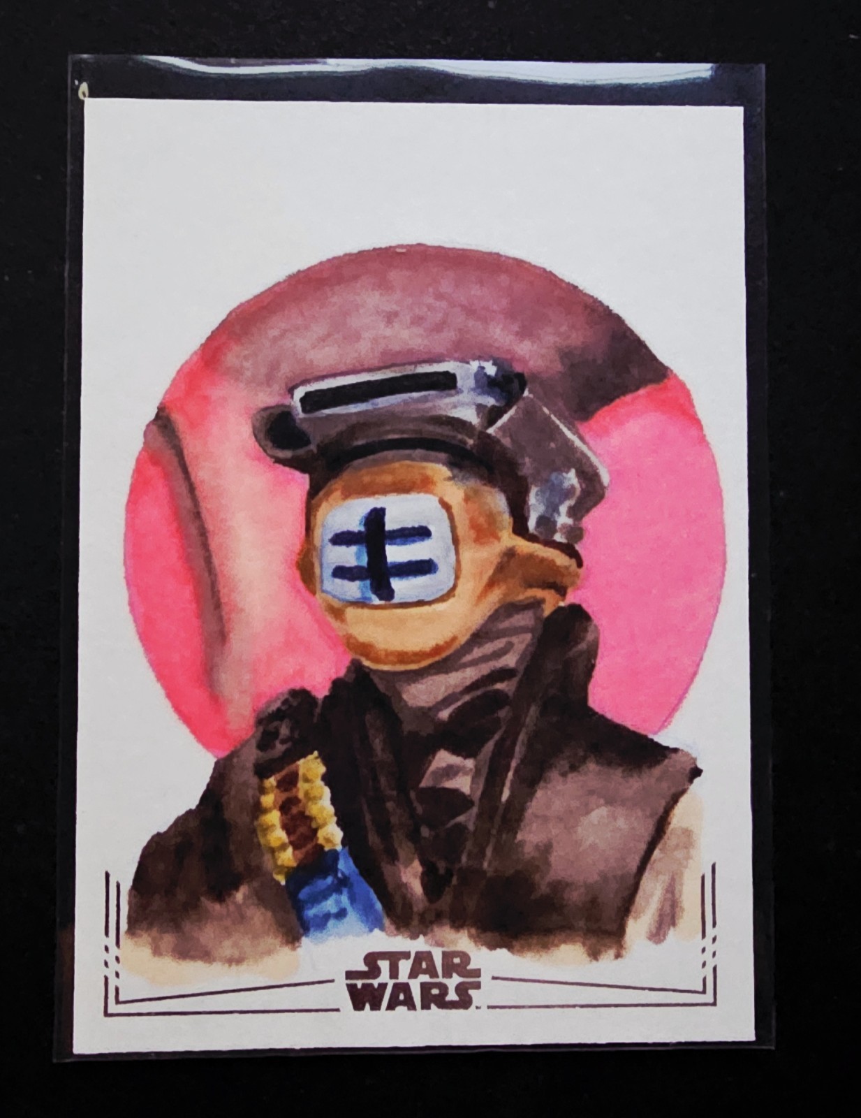 2026 Topps Chrome Star Wars Galaxy  Leia In Boushh Disguise 1/1 Sketch