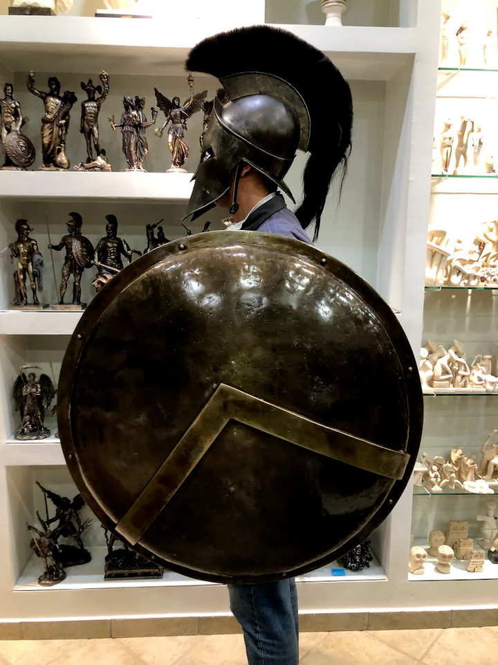New Spartan 300 Medieval Leonidas Ancient Greek Army Battle Shield Handmade New Spartan 300 Medieval Leonidas Ancient Greek Army Battle Shield Handmade