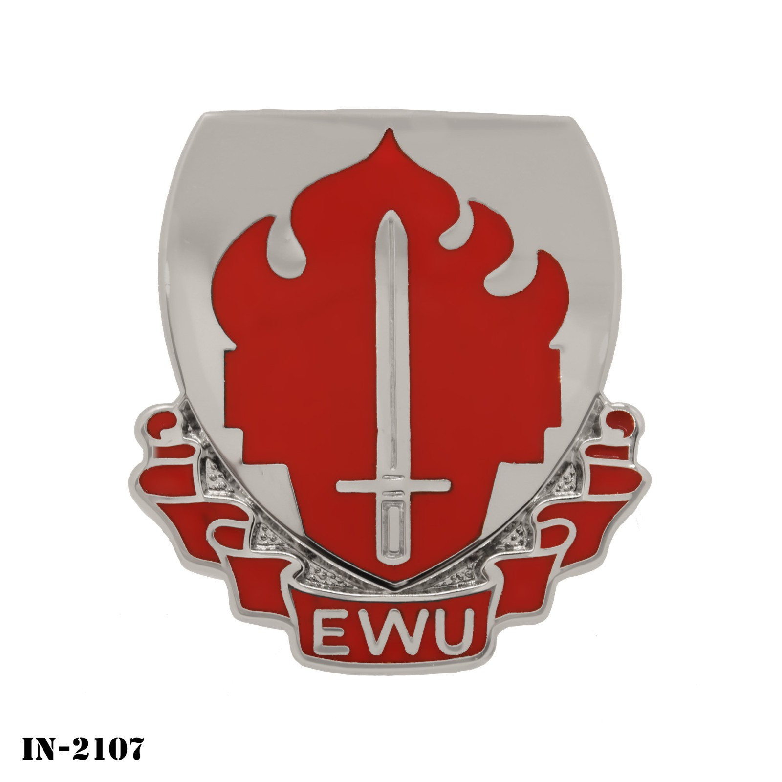 Eastern Washington University ~ US Army ROTC DUI Crest Pin NEW