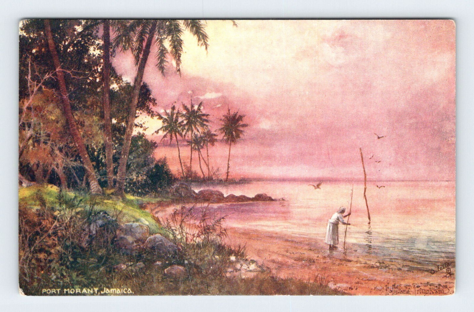 Port Morant Jamaica Raphael Tuck & Son Vintage Postcard Antique SAL5