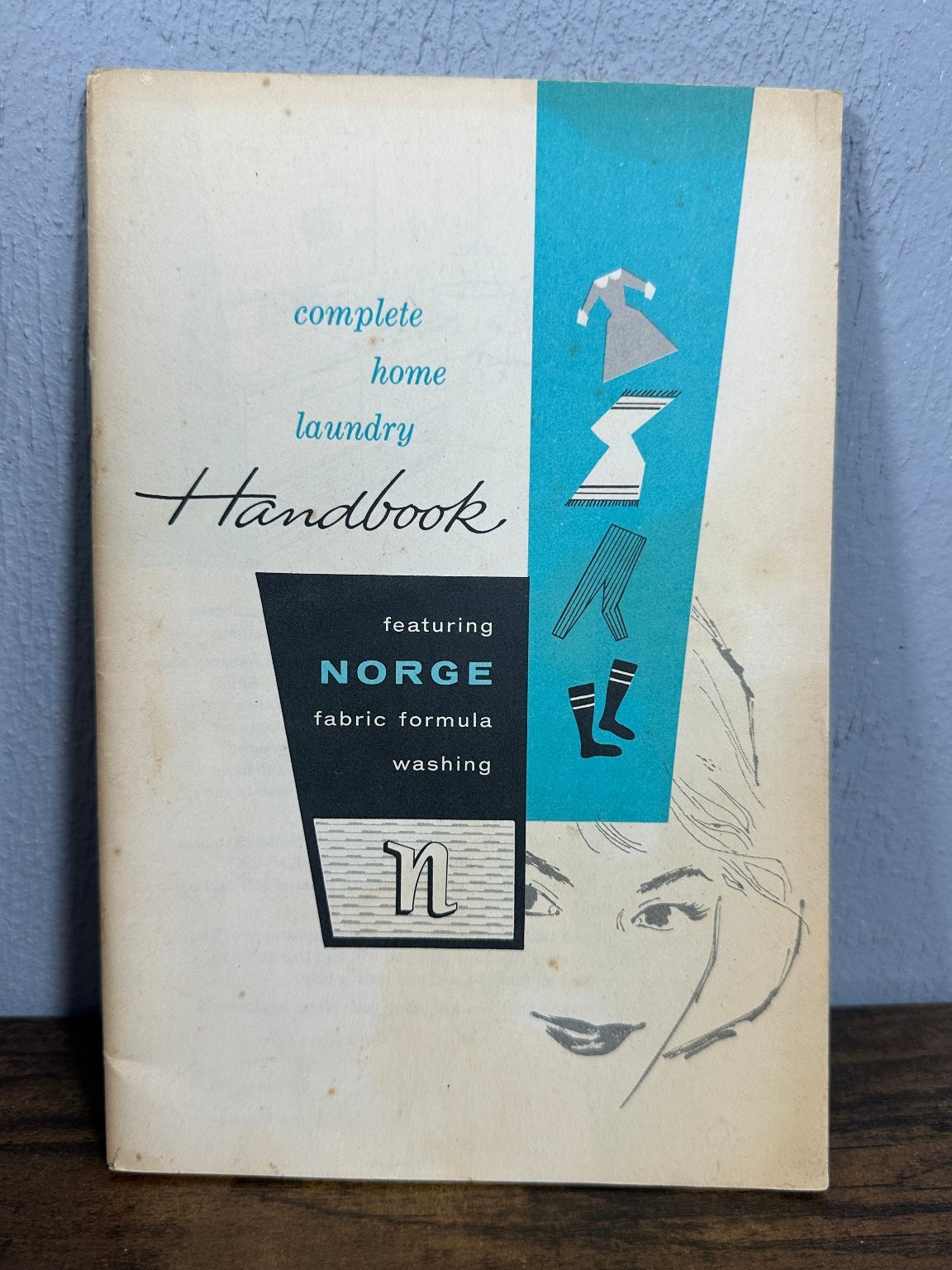 Vintage 1960s Norge Complete Home Laundry Handbook Borg-Warner Ephemera