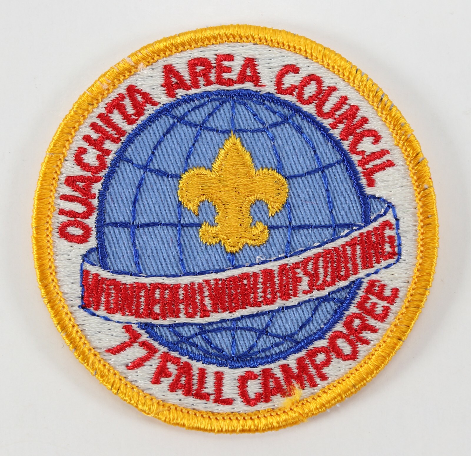 Vintage 1977 Ouachita Area Council Fall Camporee Insignia Boy Scouts BSA Patch