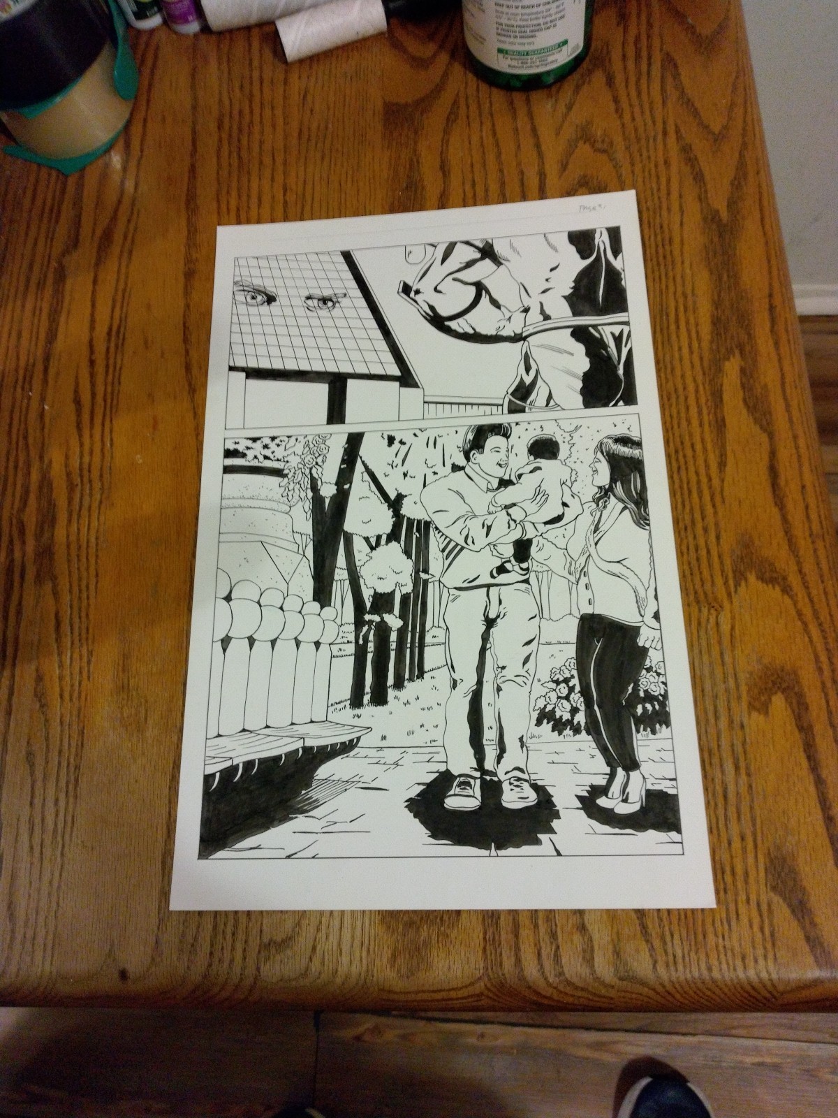 Compu-M.E.C.H. Original Comic Book Artwork  Page #31 By Theodore Riddle