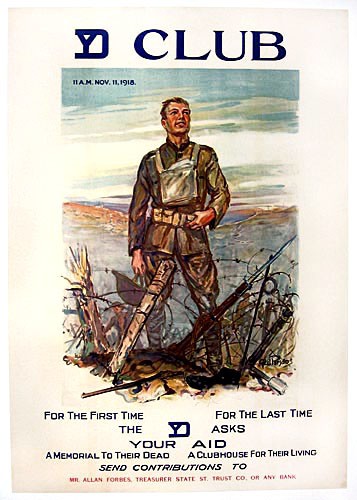 Original WWI US Yankee Division Poster - YD Club