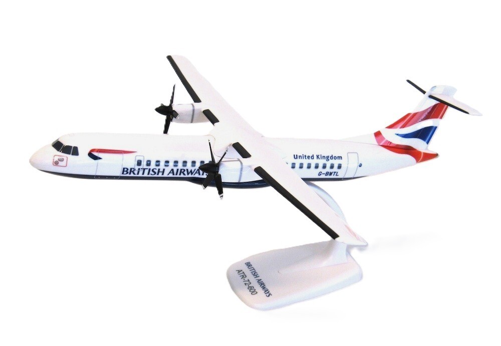 PPC British Airways ATR 72-600 G-BWTL Desk Top Display  1/100 Model AV Airplane
