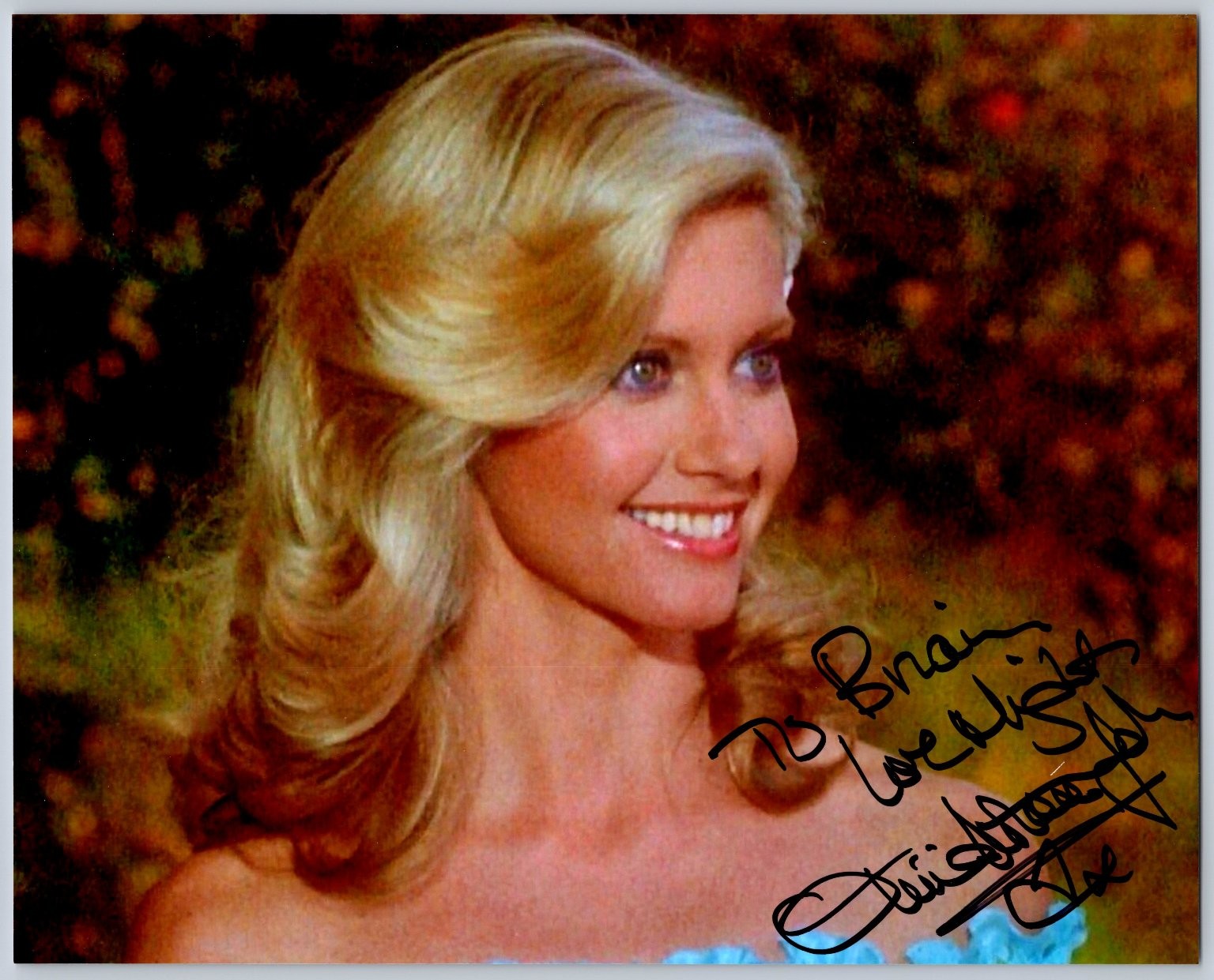 Olivia Newton-John Autographed Photo Signed Picture Singer Actress
