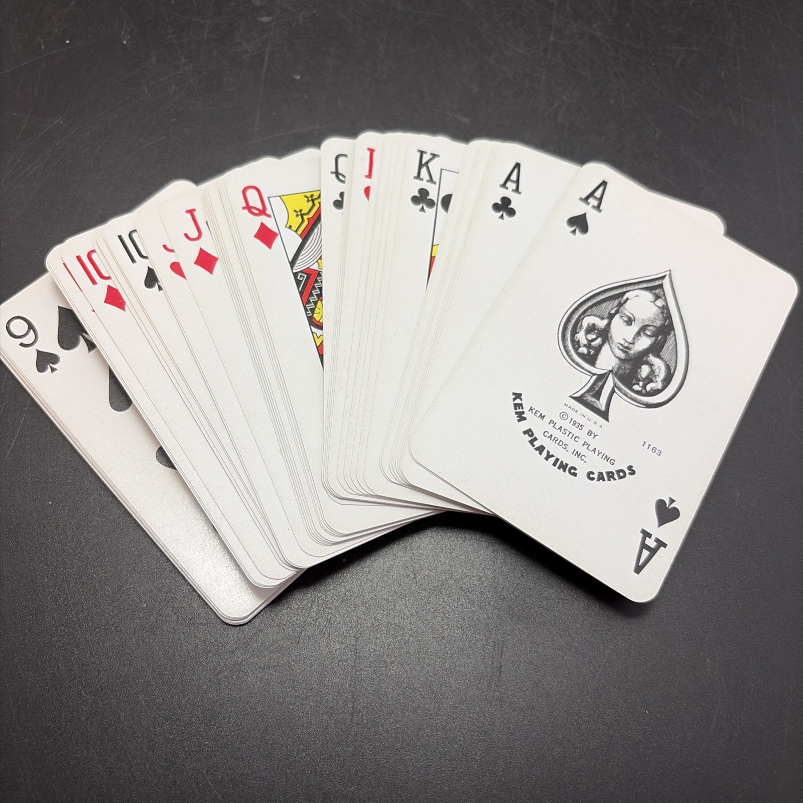 Vintage KEM Pinochle Playing Cards Florentine Design 1947