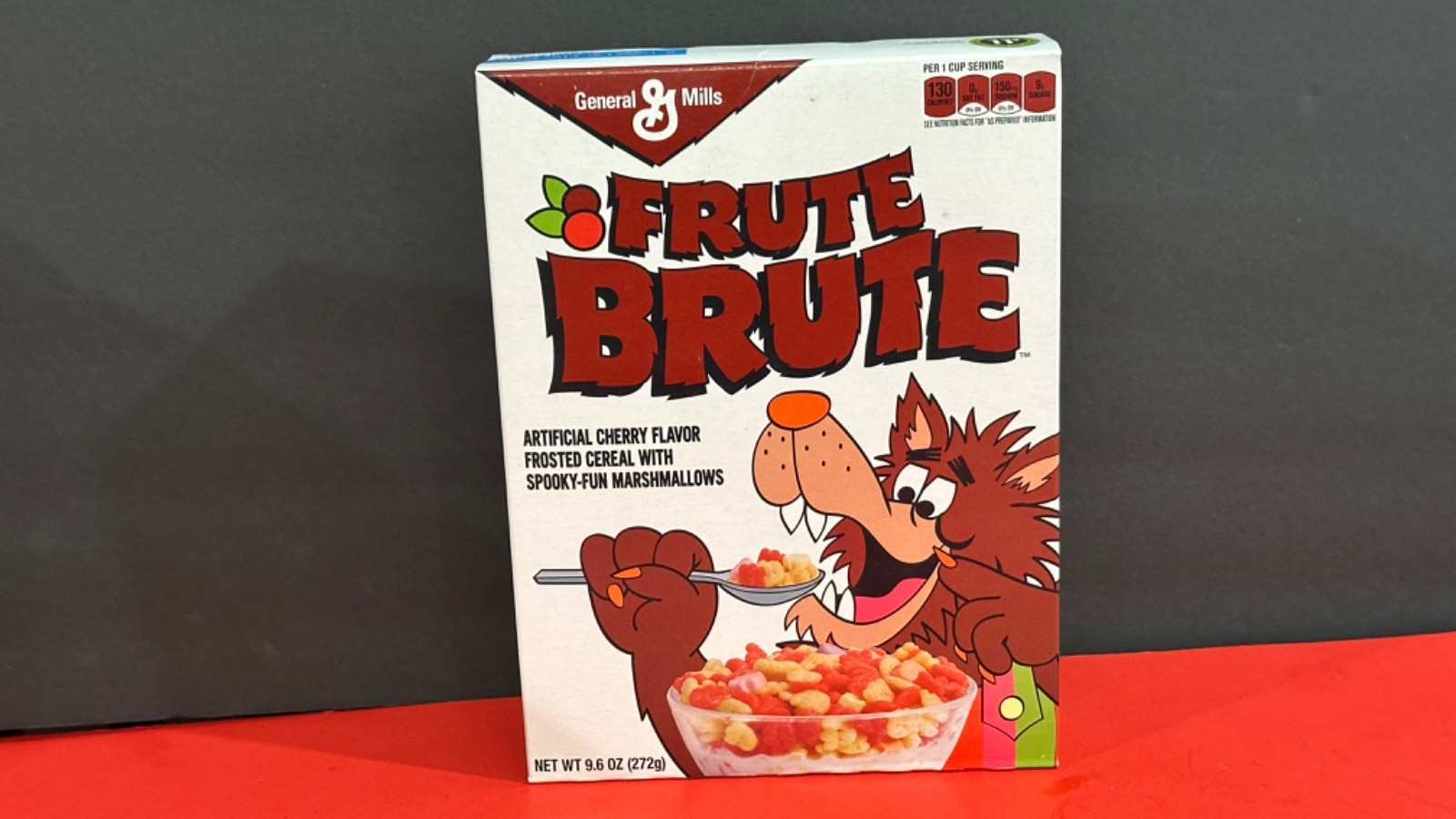 General Mills FULL Frute Brute Cereal Box from-2013